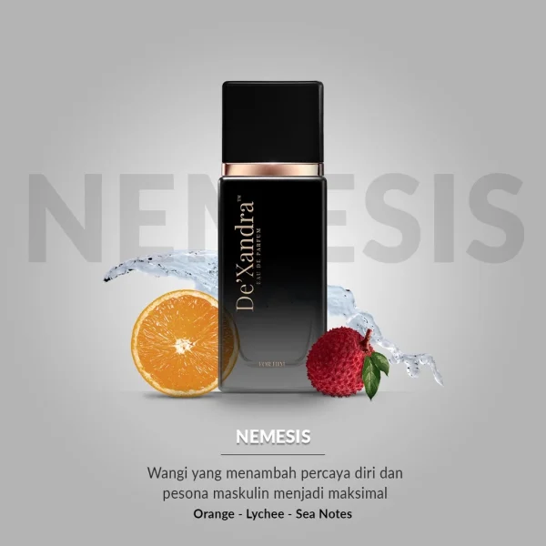 De'Xandra Nemesis For Him 35ml – Parfum Pria Tahan Lama, Aroma Manis & Segar yang Maskulin - Image 2