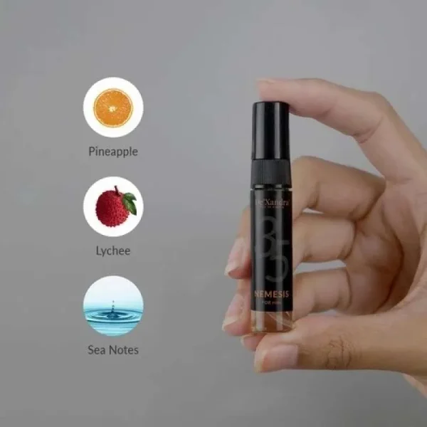 De'Xandra Nemesis For Him 35ml – Parfum Pria Tahan Lama, Aroma Manis & Segar yang Maskulin - Image 3