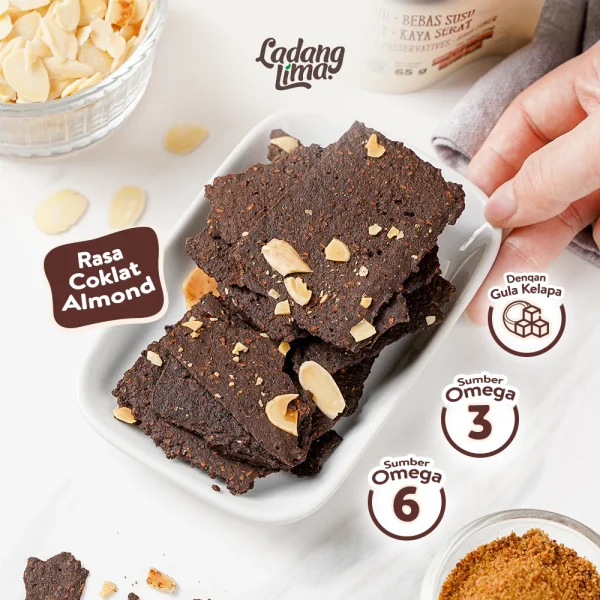 Blackthins Mini Bites 65g - Ladang Lima Cookies Gluten Free With Protein - Image 5