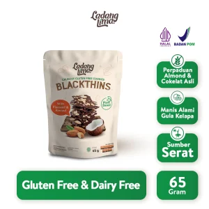 Blackthins Mini Bites 65g - Ladang Lima Cookies Gluten Free With Protein