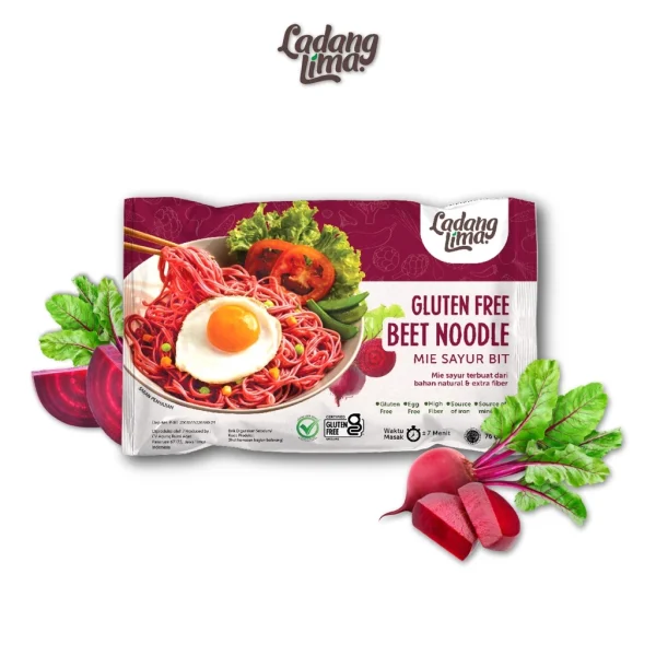 Beet Noodle - Mie Sayur Gluten Free Ladang Lima - Image 2